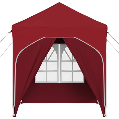 Pop-up Feesttent 192 x 192 x 245 cm Bordeauxrood