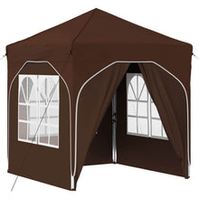 Pop-up Feesttent 192 x 192 x 245 cm Bruin