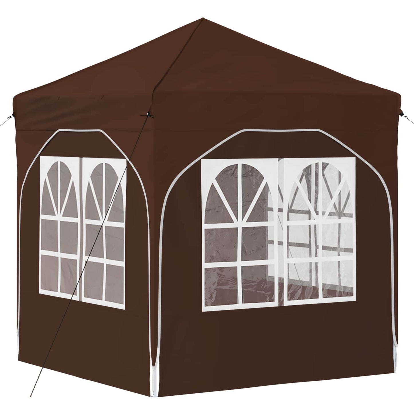 Pop-up Feesttent 192 x 192 x 245 cm Bruin