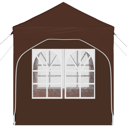 Pop-up Feesttent 192 x 192 x 245 cm Bruin