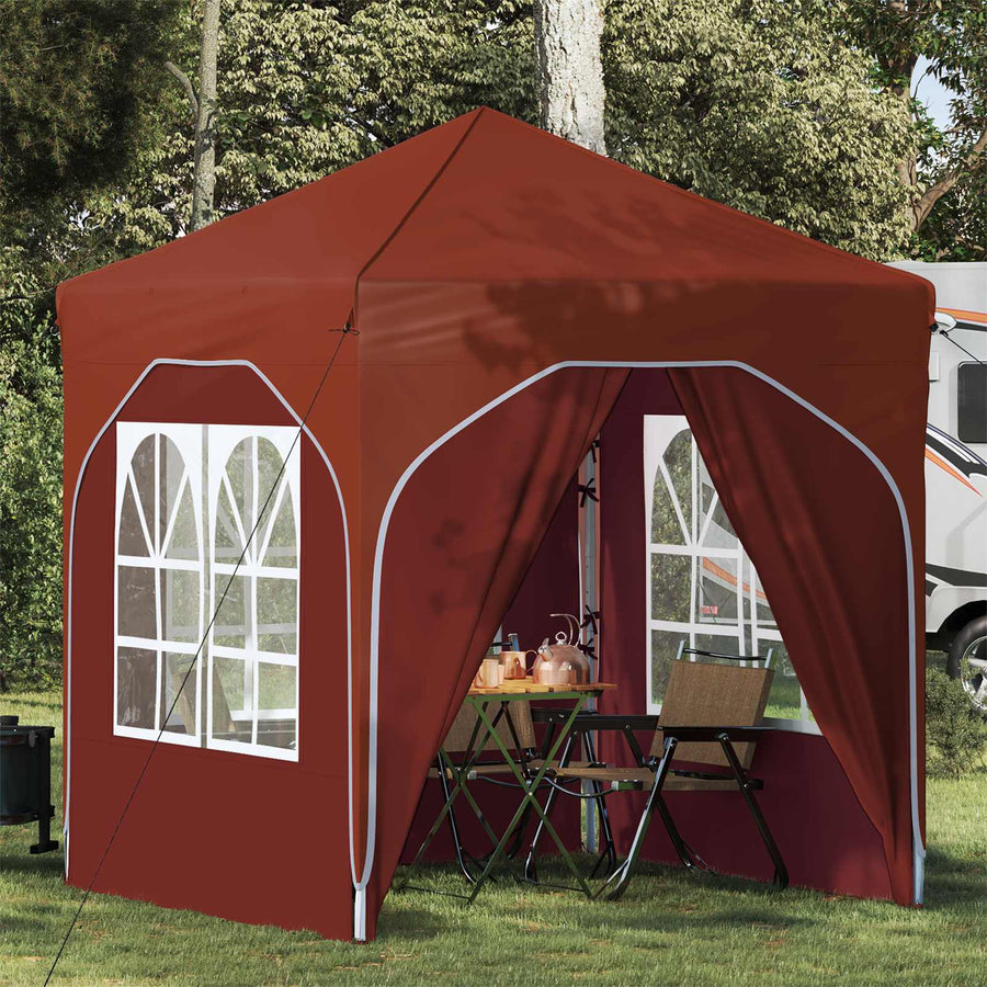 Pop-up Feesttent 192 x 192 x 245 cm Terracotta