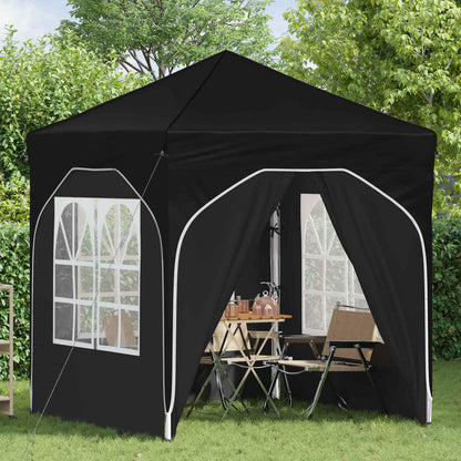 Pop-up Feesttent 192 x 192 x 245 cm Zwart