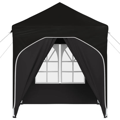 Pop-up Feesttent 192 x 192 x 245 cm Zwart