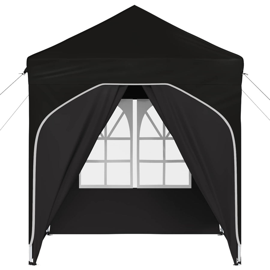 Pop-up Feesttent 192 x 192 x 245 cm Zwart