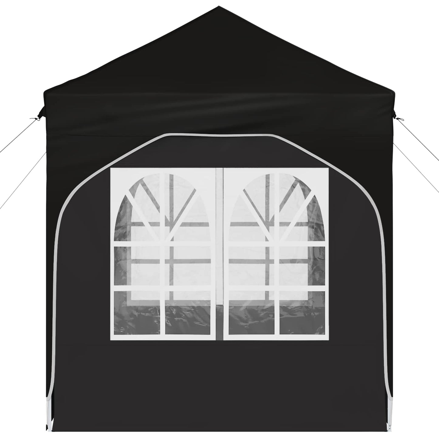 Pop-up Feesttent 192 x 192 x 245 cm Zwart