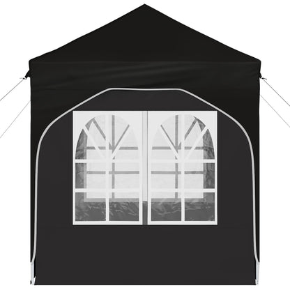 Pop-up Feesttent 192 x 192 x 245 cm Zwart