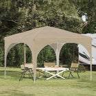 Feesttent 290x290x245 cm crèmekleurig