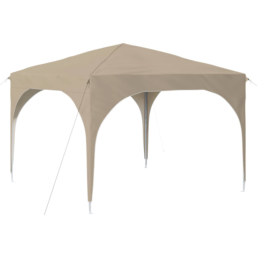 Pop-up Feesttent 290 x 290 x 245 cm Crèmekleurig