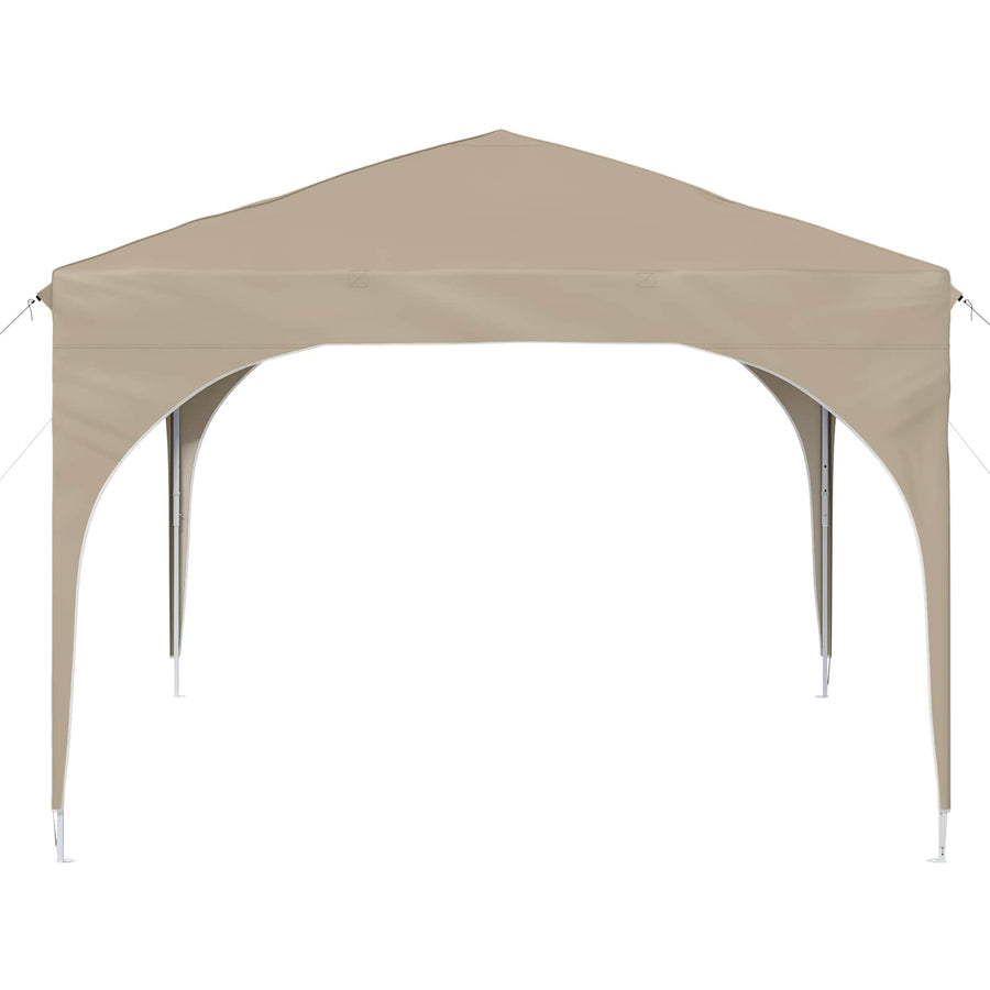Pop-up Feesttent 290 x 290 x 245 cm Crèmekleurig