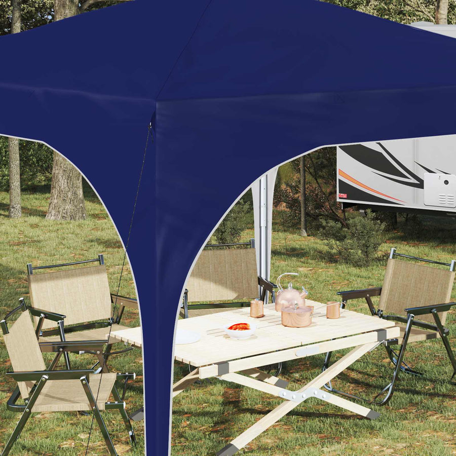 Pop-up Feesttent 290 x 290 x 245 cm Blauw