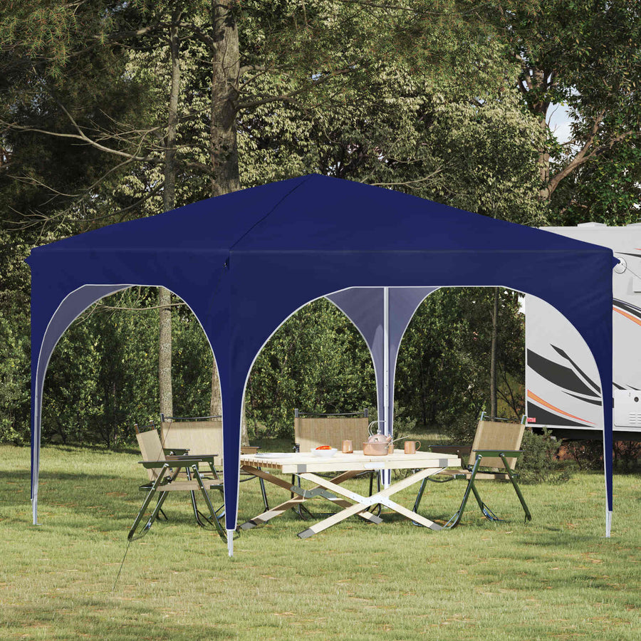 Pop-up Feesttent 290 x 290 x 245 cm Blauw