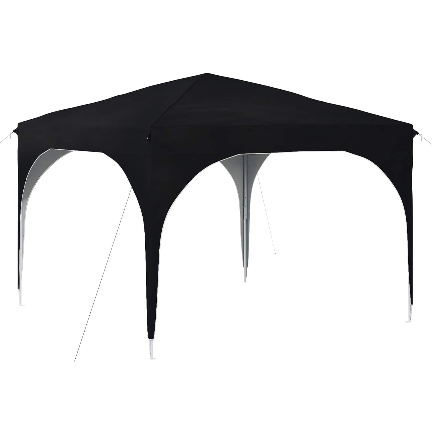 Pop-up Feesttent 290 x 290 x 245 cm Antraciet