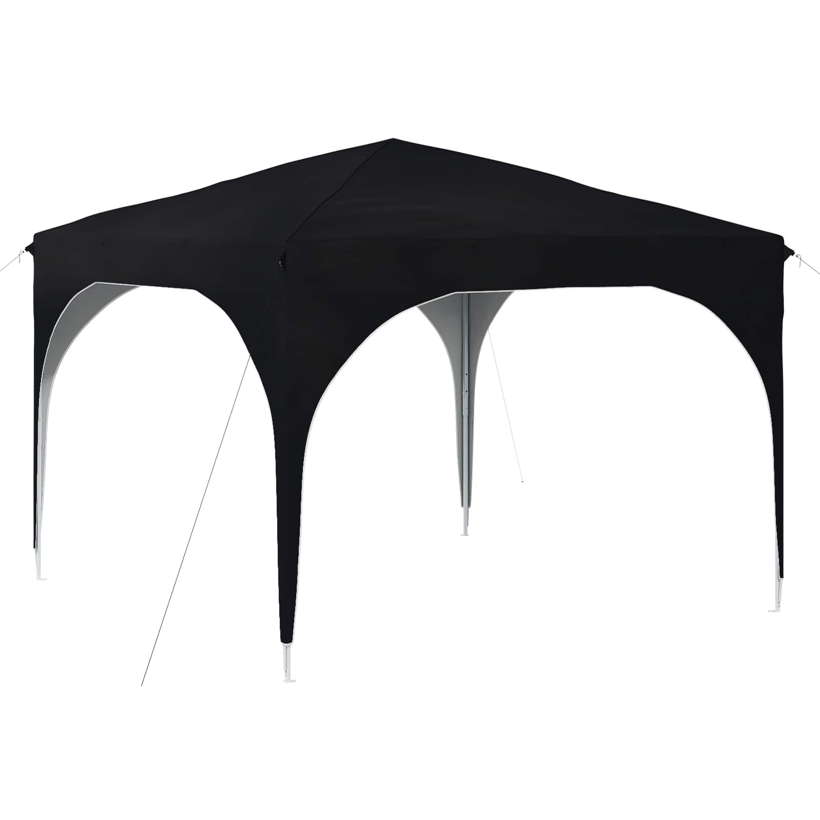 Pop-up Feesttent 290 x 290 x 245 cm Antraciet