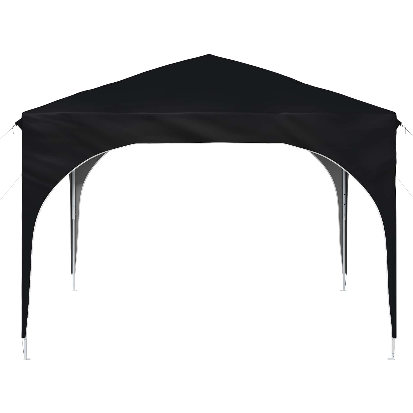 Pop-up Feesttent 290 x 290 x 245 cm Antraciet