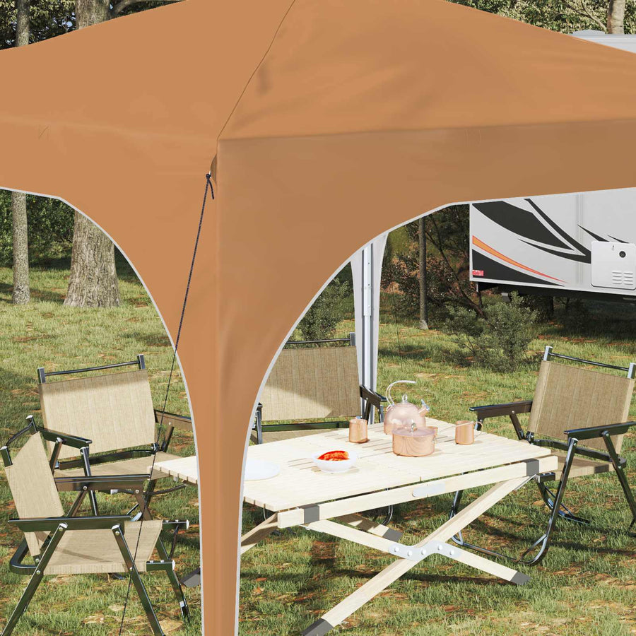 Pop-up Feesttent 290 x 290 x 245 cm Beige