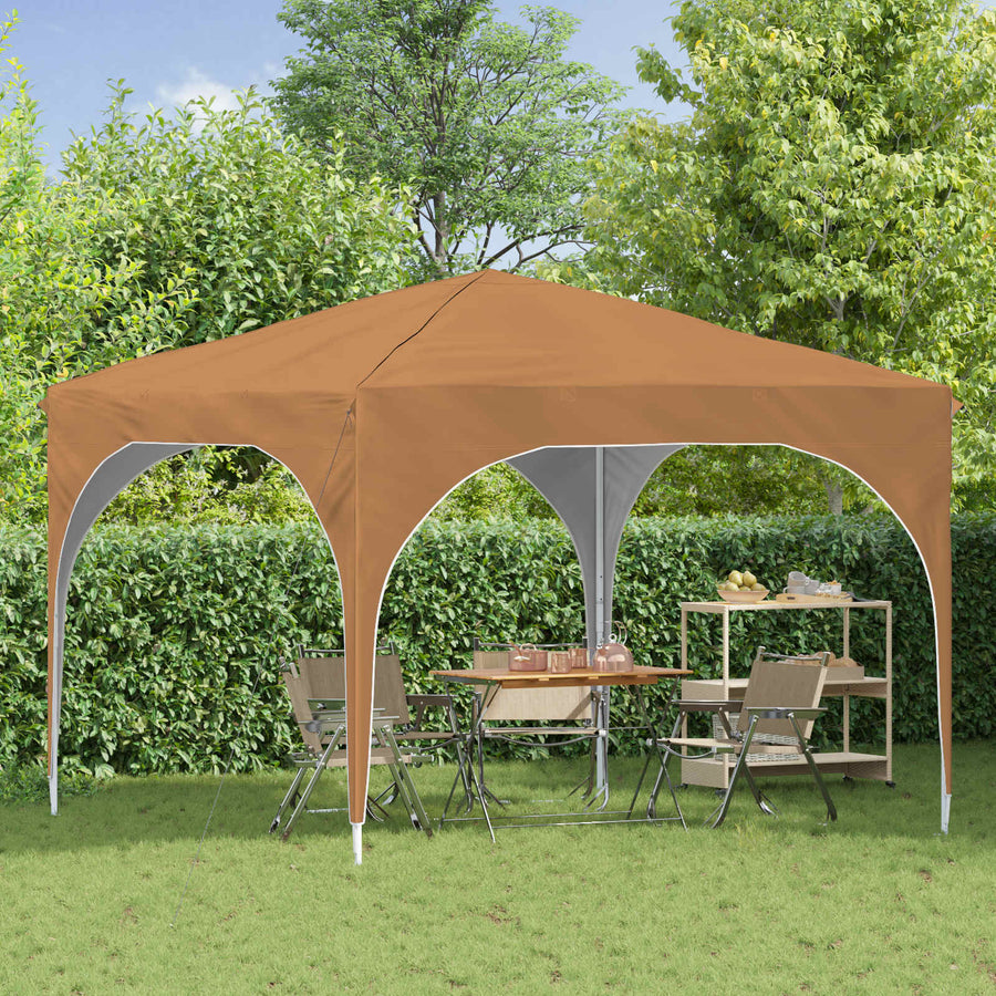 Pop-up Feesttent 290 x 290 x 245 cm Beige