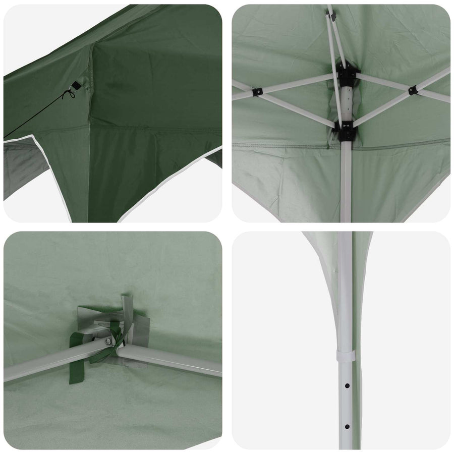 Pop-up Feesttent 290 x 290 x 245 cm Groen