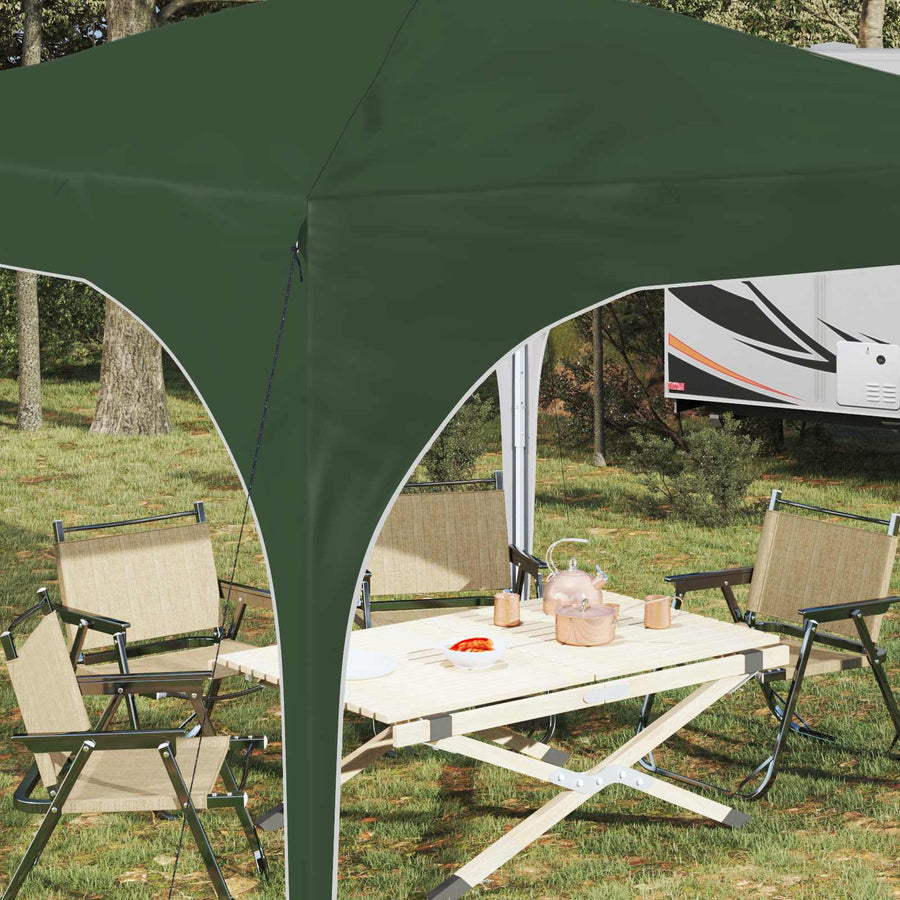 Pop-up Feesttent 290 x 290 x 245 cm Groen