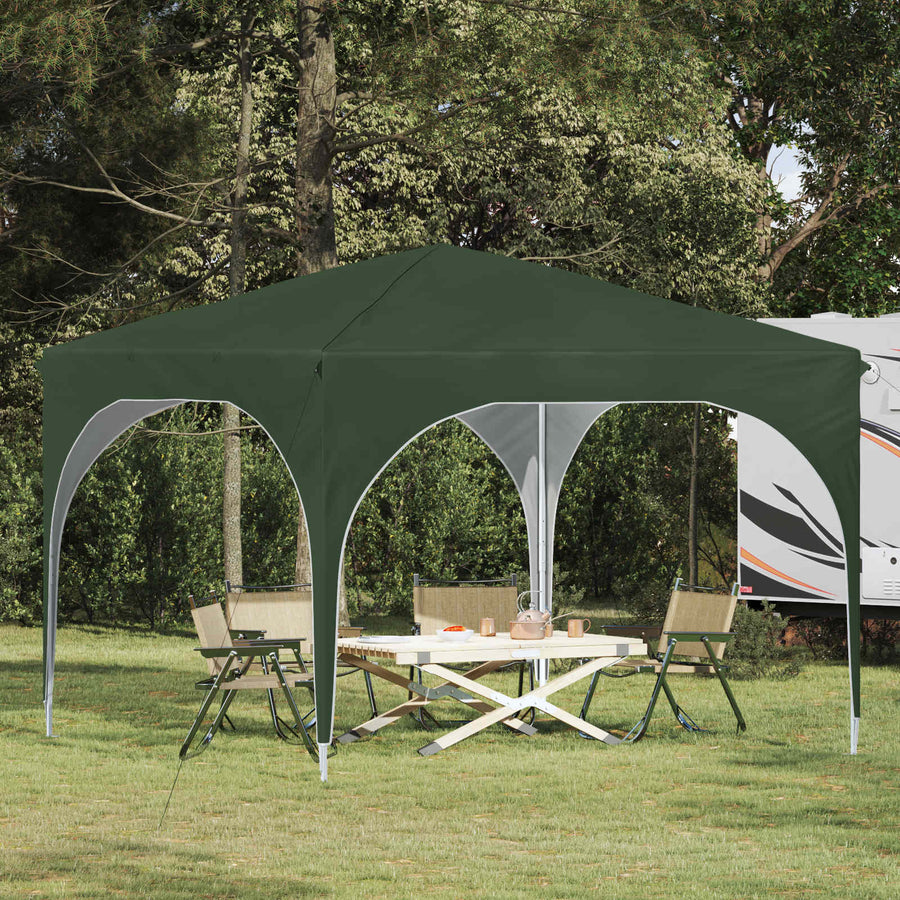 Pop-up Feesttent 290 x 290 x 245 cm Groen