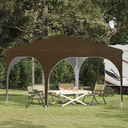 Partytent 290x290x245 cm taupe