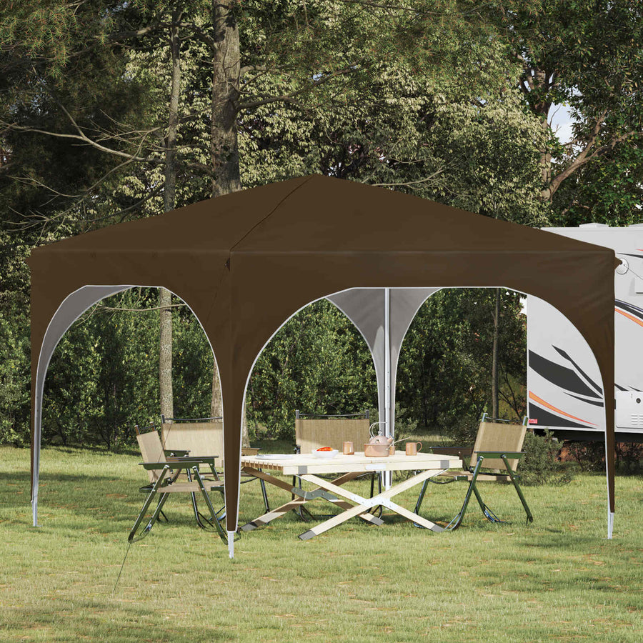 Pop-up Feesttent 290 x 290 x 245 cm Taupe