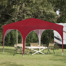 Pop-up Feesttent 290 x 290 x 245 cm Bordeauxrood