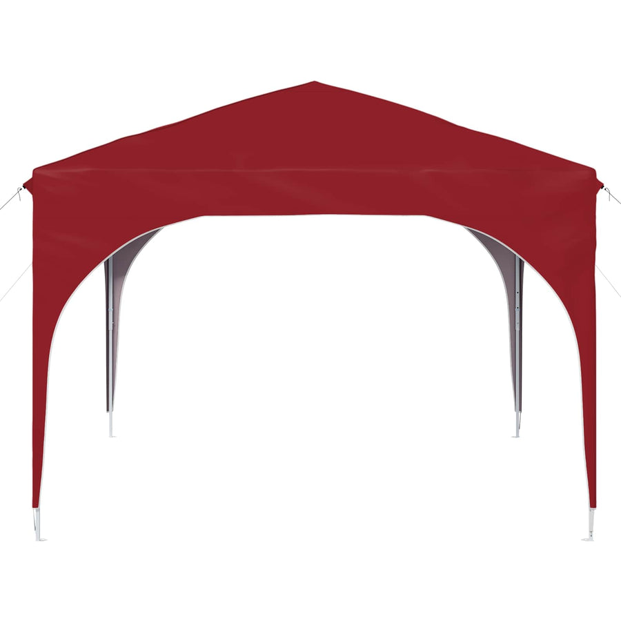Pop-up Feesttent 290 x 290 x 245 cm Bordeauxrood