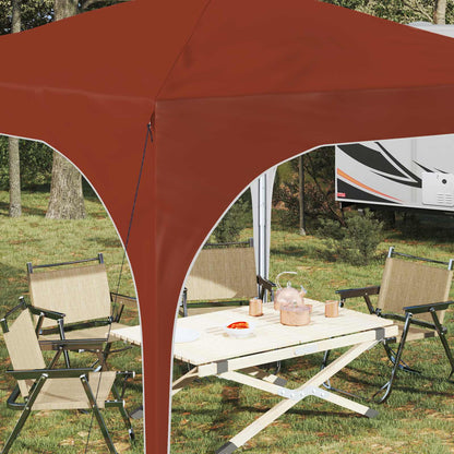 Pop-up Feesttent 290 x 290 x 245 cm Terracotta