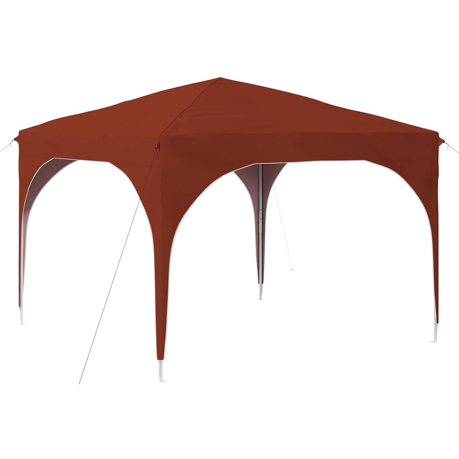 Pop-up Feesttent 290 x 290 x 245 cm Terracotta