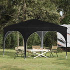 Pop-up Party Tent 290 x 290 x 245 cm Black