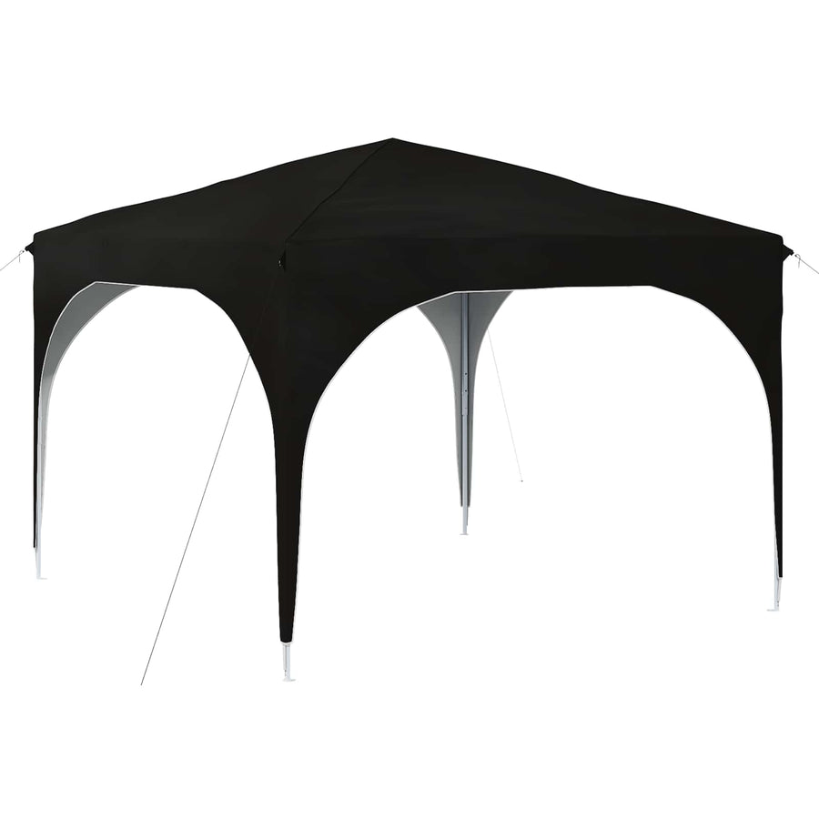 Pop-up Feesttent 290 x 290 x 245 cm Zwart