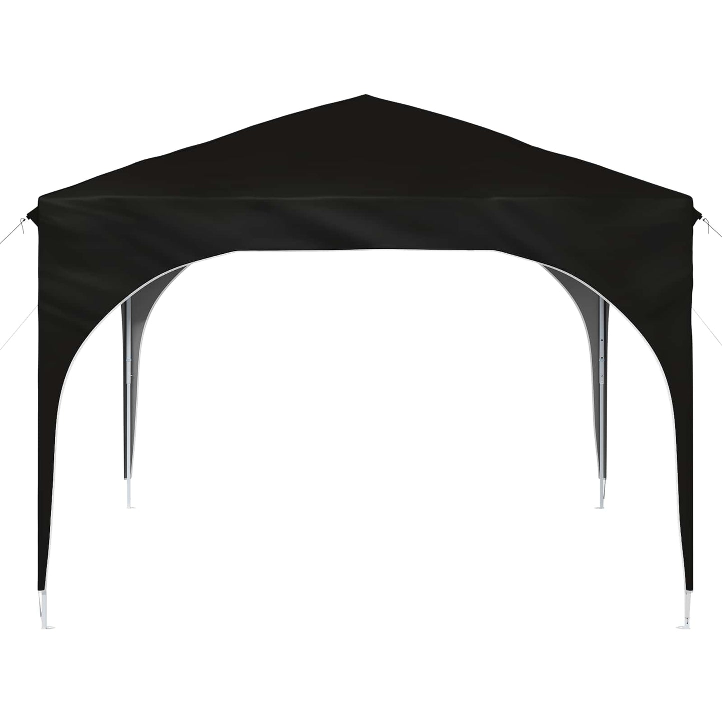 Pop-up Feesttent 290 x 290 x 245 cm Zwart