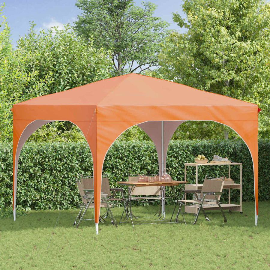 Pop-up Feesttent 290 x 290 x 245 cm Oranje