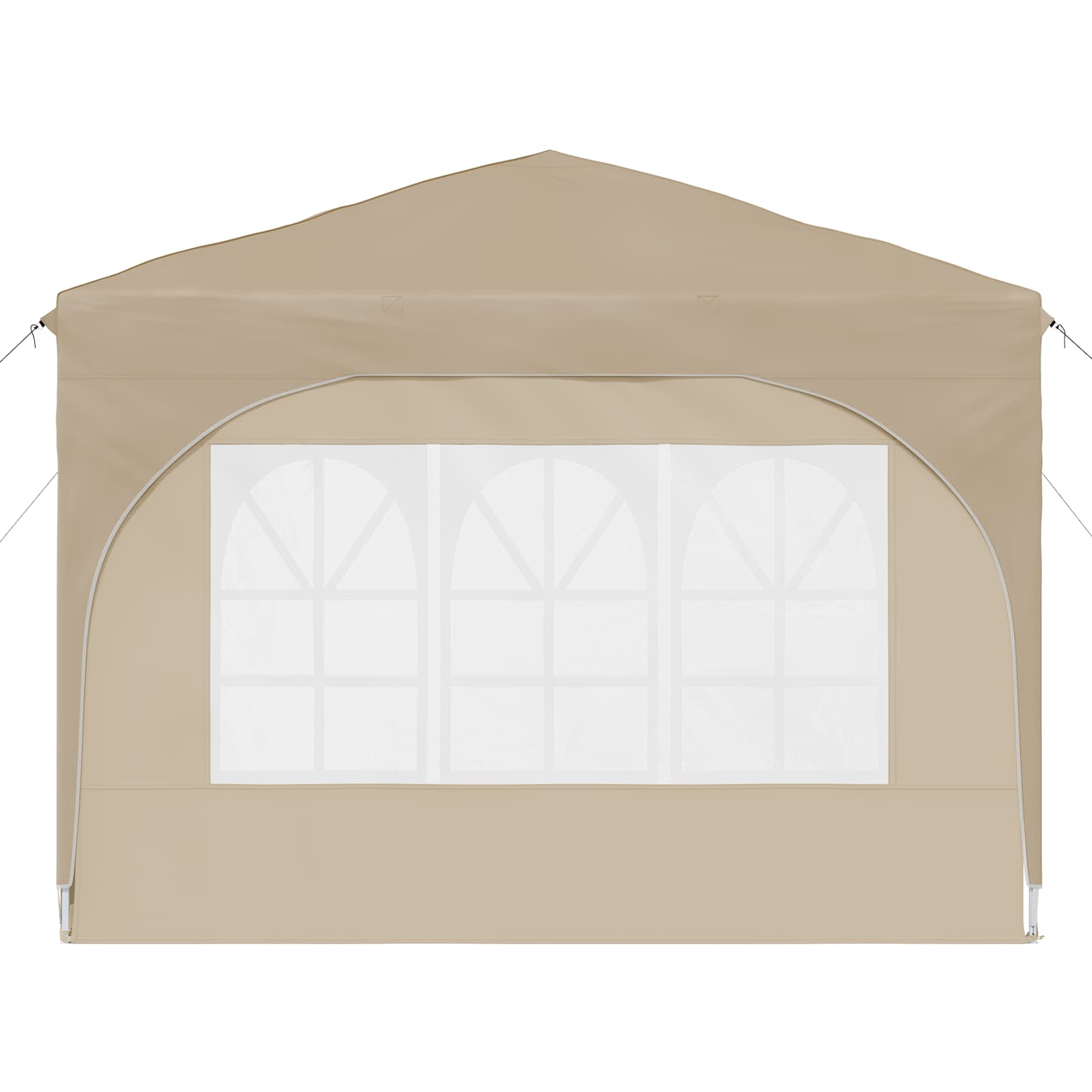 Pop-up Feesttent 290 x 290 x 245 cm Crèmekleurig