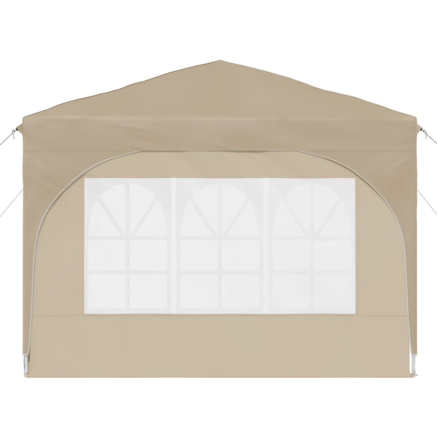 Pop-up Feesttent 290 x 290 x 245 cm Crèmekleurig