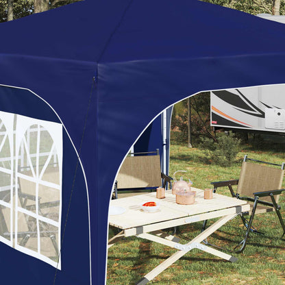 Pop-up Feesttent 290 x 290 x 245 cm Blauw