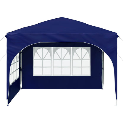 Pop-up Feesttent 290 x 290 x 245 cm Blauw