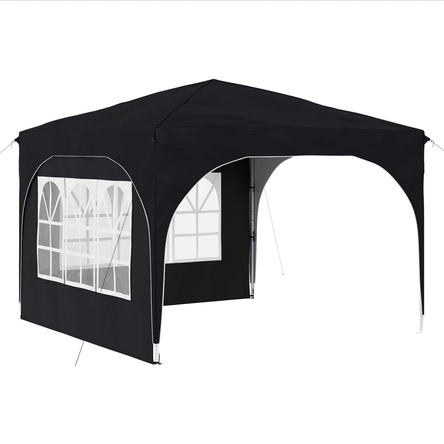 Pop-up Feesttent 290 x 290 x 245 cm Antraciet