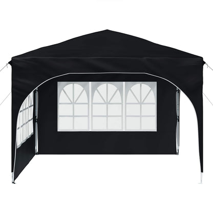 Pop-up Feesttent 290 x 290 x 245 cm Antraciet