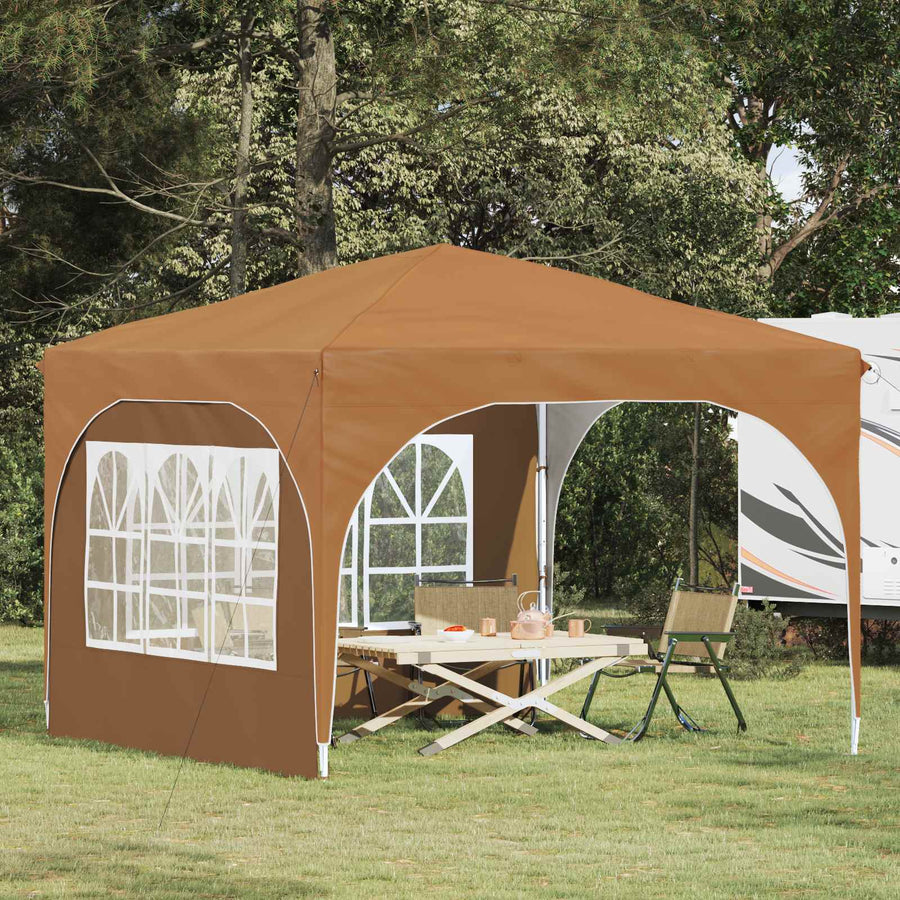 Pop-up Feesttent 290 x 290 x 245 cm Beige