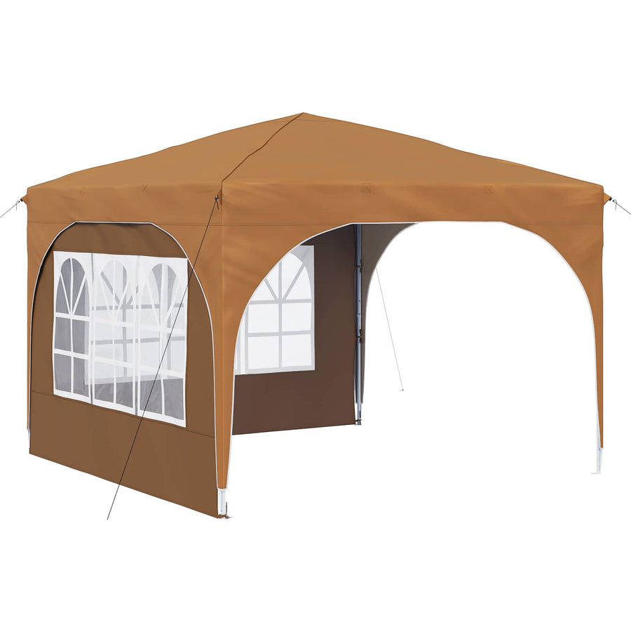Pop-up Feesttent 290 x 290 x 245 cm Beige