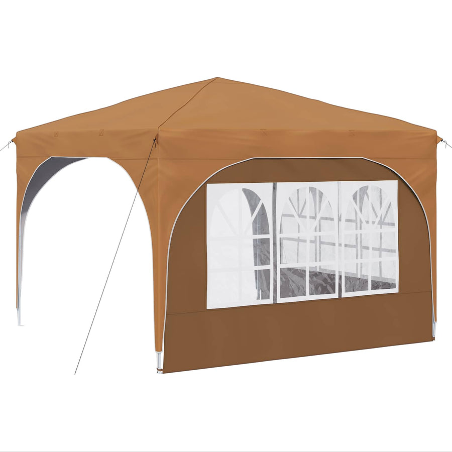 Pop-up Feesttent 290 x 290 x 245 cm Beige