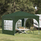 Pop-up Party Tent 290 x 290 x 245 cm Green