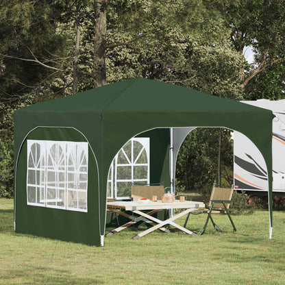 Pop-up Feesttent 290 x 290 x 245 cm Groen