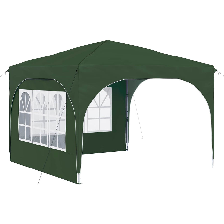 Pop-up Feesttent 290 x 290 x 245 cm Groen