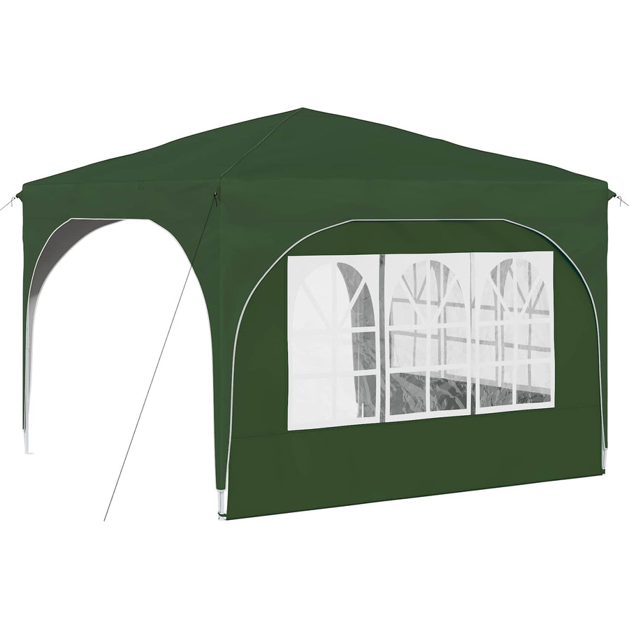 Pop-up Feesttent 290 x 290 x 245 cm Groen