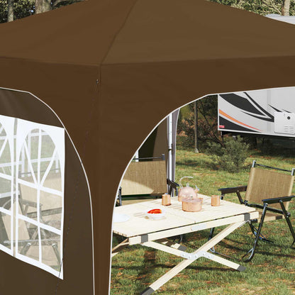 Pop-up Feesttent 290 x 290 x 245 cm Taupe