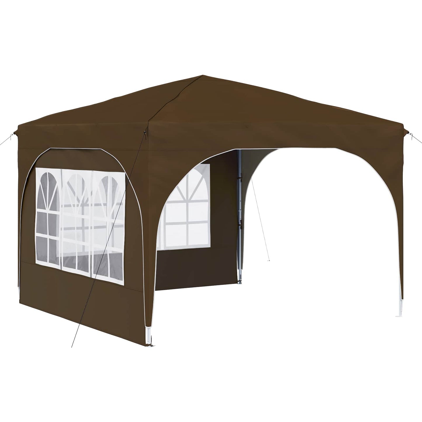Pop-up Feesttent 290 x 290 x 245 cm Taupe