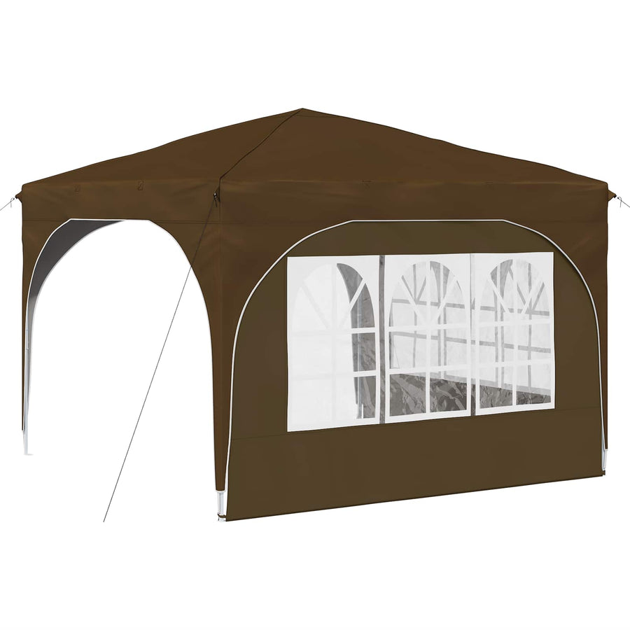 Pop-up Feesttent 290 x 290 x 245 cm Taupe