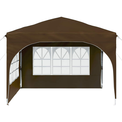 Pop-up Feesttent 290 x 290 x 245 cm Taupe